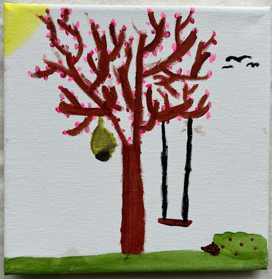 Urokliwe Drzewko Owocowe - Obraz, Który Ożywi Twoje Wnętrze